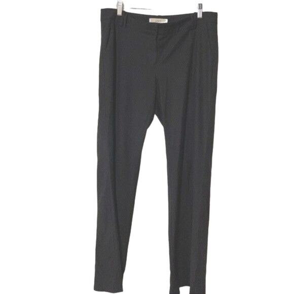Loft Marisa Women's Trousers Black Rayon Spandex Blend 8 - Picture 1 of 6